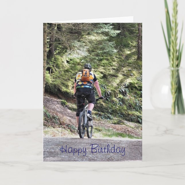 MOUNTAIN BIKING CARD (Front)