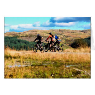 MOUNTAIN BIKING card