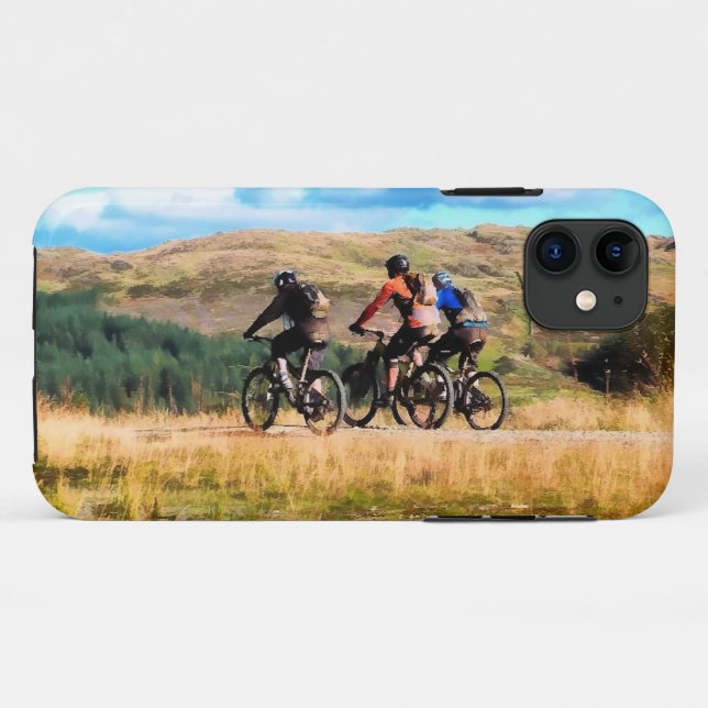 MOUNTAIN BIKING Case-Mate iPhone CASE (Back (Horizontal))