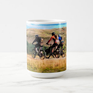 MOUNTAIN BIKING COFFEE MUG