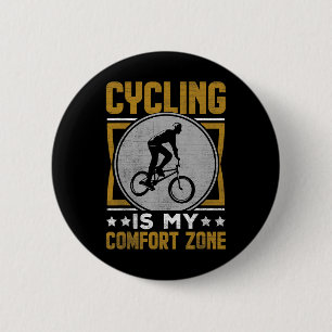 Mountain Biking Cycling Lover Road Bike Cyclist En 2 Inch Round Button