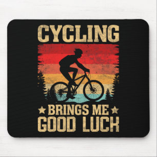 Mountain Biking Cycling Lover Road Bike Cyclist En Mouse Pad
