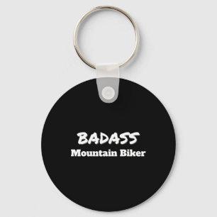 Mountain Biking D Mountain Biker Keychain