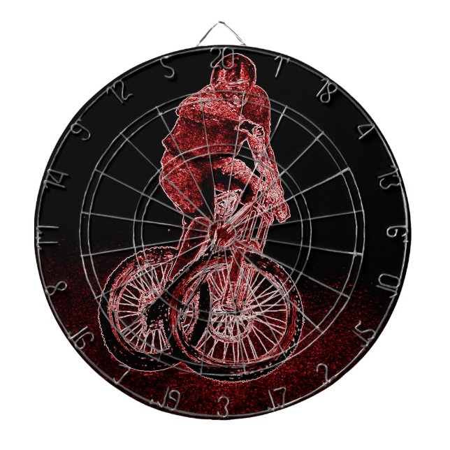 Mountain Biking Dartboard (Front)