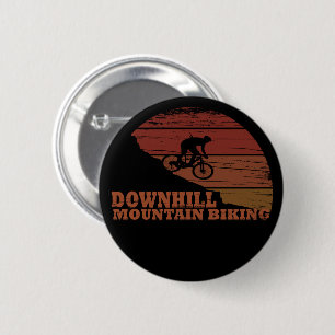 Mountain biking Downhill 2 Inch Round Button