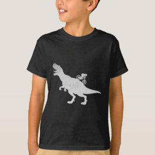 Mountain Biking Downhill Bike Cyclist T-rex Cyclin T-Shirt