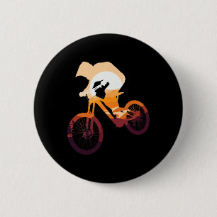 Mountain Biking Downhill Extreme Sports Cycling Mt 2 Inch Round Button