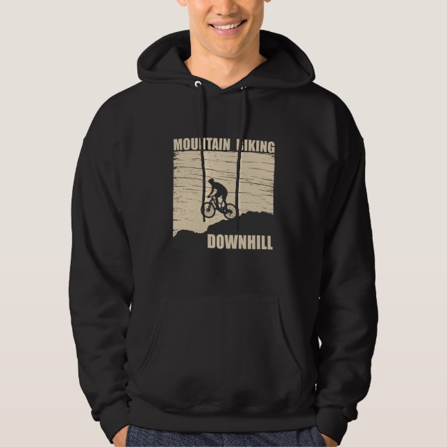 Mountain biking Downhill Hoodie (Front)