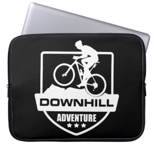 Mountain biking Downhill Laptop Sleeve