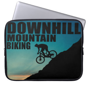 Mountain biking Downhill Laptop Sleeve