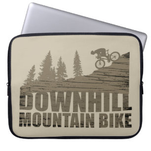 Mountain biking Downhill Laptop Sleeve