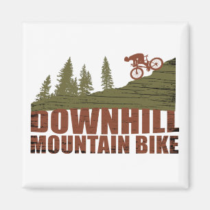 Mountain biking Downhill Magnet