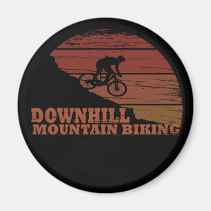 Mountain biking Downhill Magnet