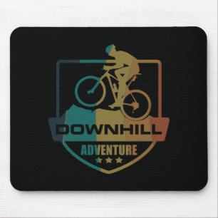 Mountain biking Downhill Mouse Pad