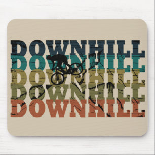Mountain biking Downhill Mouse Pad