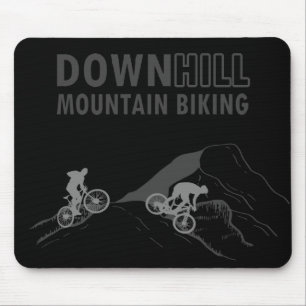 Mountain biking Downhill Mouse Pad