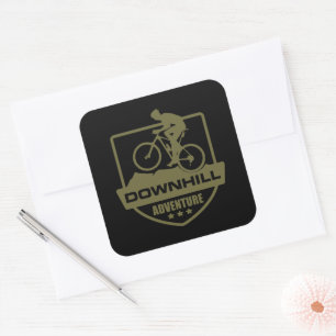 Mountain biking Downhill mtb Square Sticker