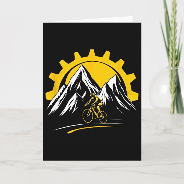 Mountain Biking Gear  Card (Front)