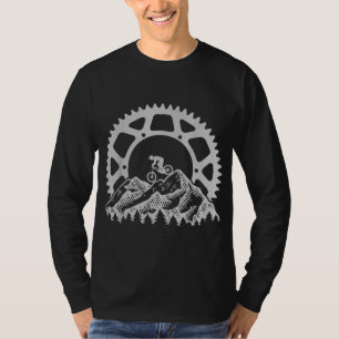 Mountain Biking Gear Retro Vintage MTB Bicycle Bik T-Shirt