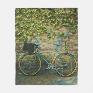 Mountain biking gift fleece blanket