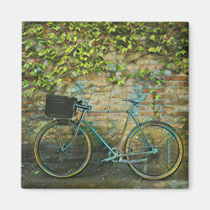 Mountain biking gift magnet