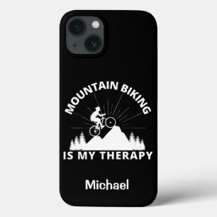 Mountain Biking Is My Therapy Case-Mate iPhone Cas 13 Case