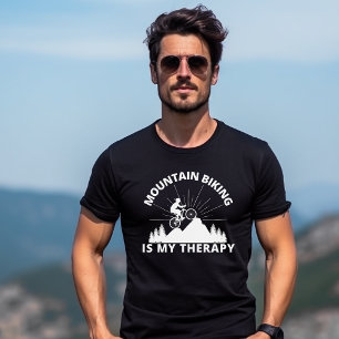 Mountain Biking Is My Therapy T-Shirt
