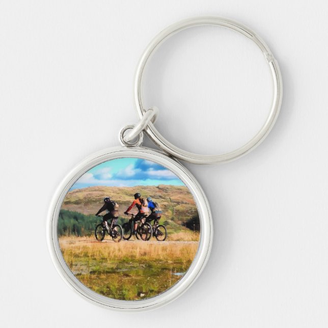 MOUNTAIN BIKING KEYCHAIN (Front)
