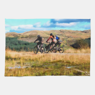 MOUNTAIN BIKING KITCHEN TOWEL
