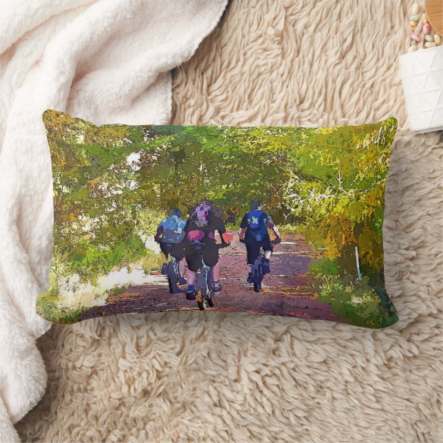 MOUNTAIN BIKING LUMBAR PILLOW (Blanket)