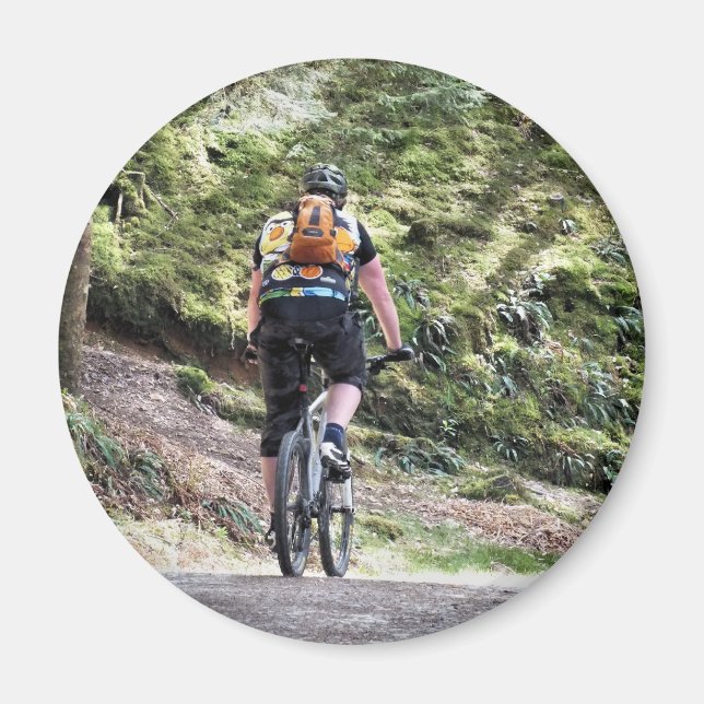 MOUNTAIN BIKING MAGNET (Front)