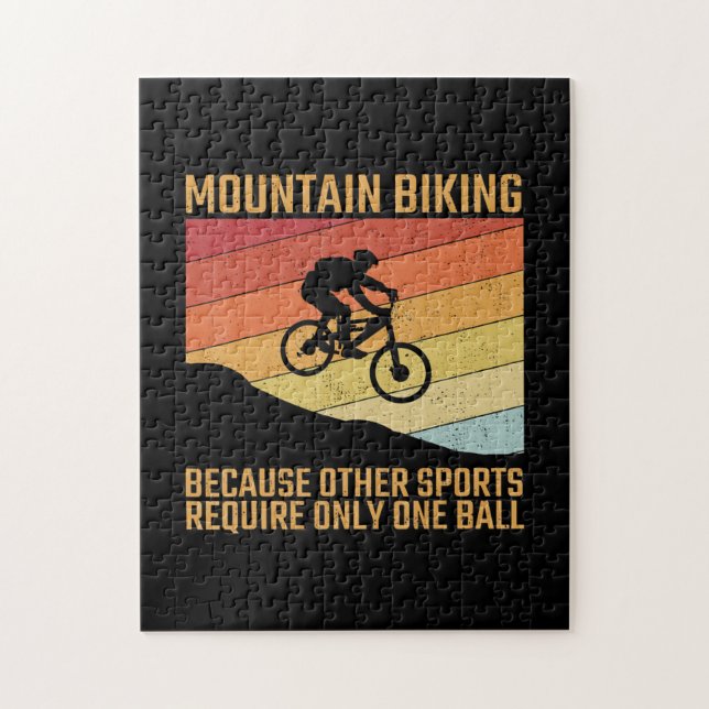 mountain biking mountainbike mtb offroad jigsaw puzzle (Vertical)