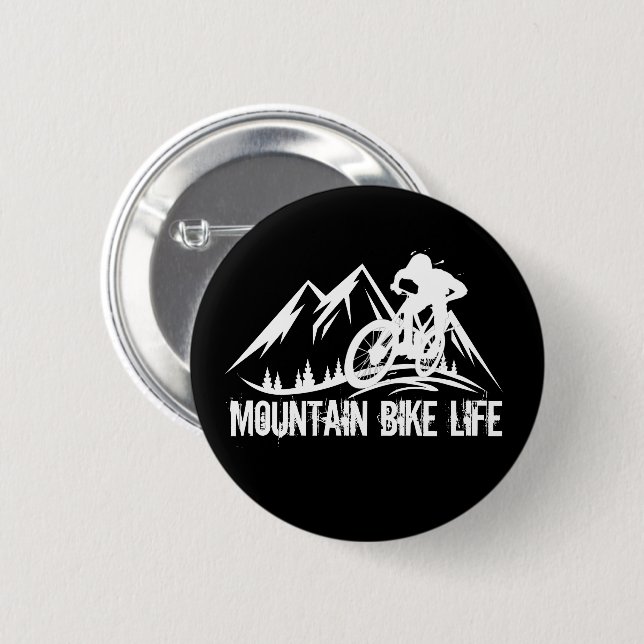 Mountain biking Mtb 2 Inch Round Button (Front & Back)