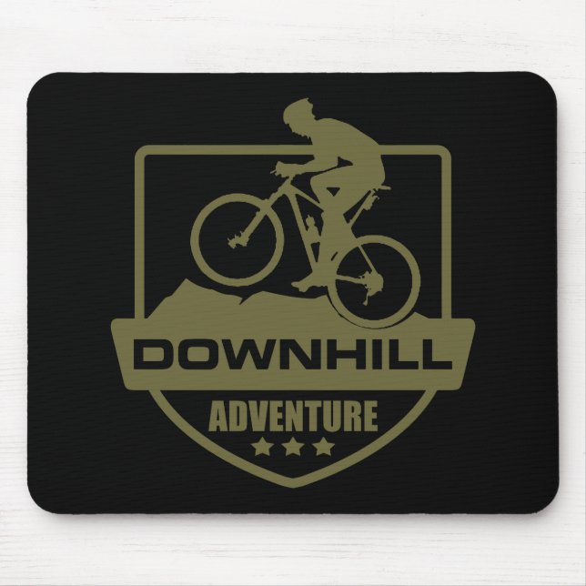 Mountain Biking MTB Downhill Mouse Pad (Front)