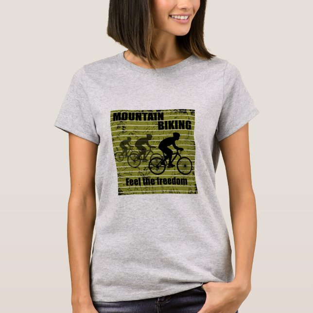 Mountain biking MTB T-Shirt (Front)