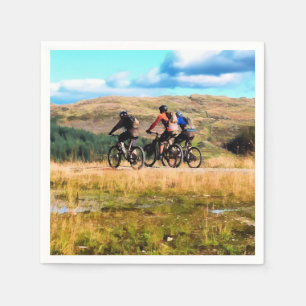 MOUNTAIN BIKING NAPKIN