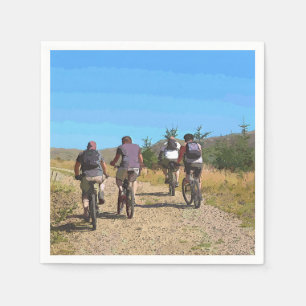 MOUNTAIN BIKING NAPKIN