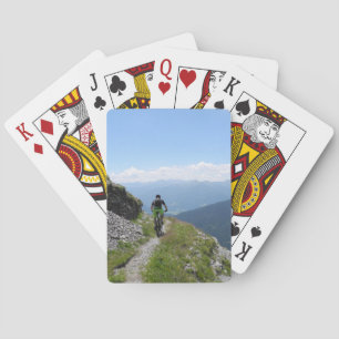 Mountain Biking Playing Cards