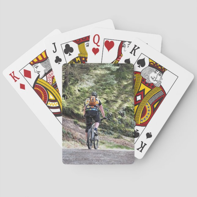 MOUNTAIN BIKING  PLAYING CARDS (Back)