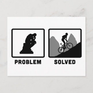 Mountain Biking Postcard