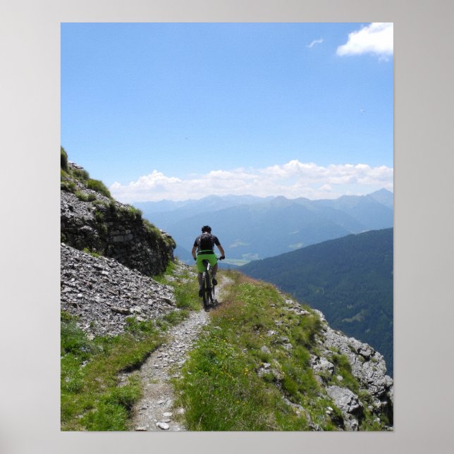 Mountain Biking Poster (Front)