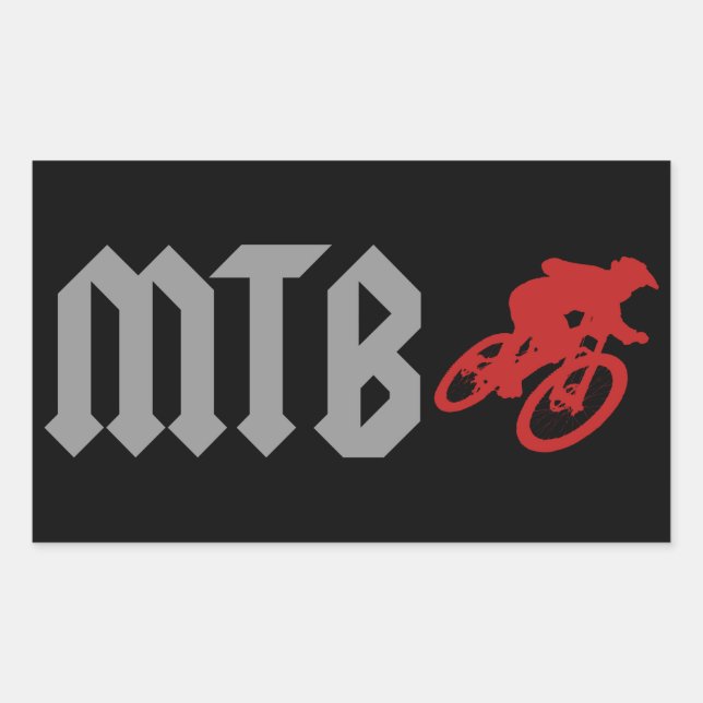 Mountain Biking Sticker (Front)