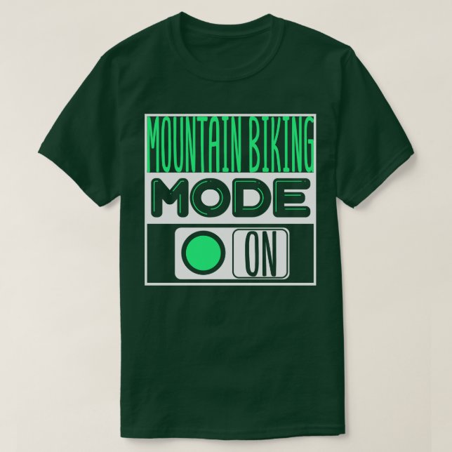 Mountain Biking T-Shirt (Design Front)