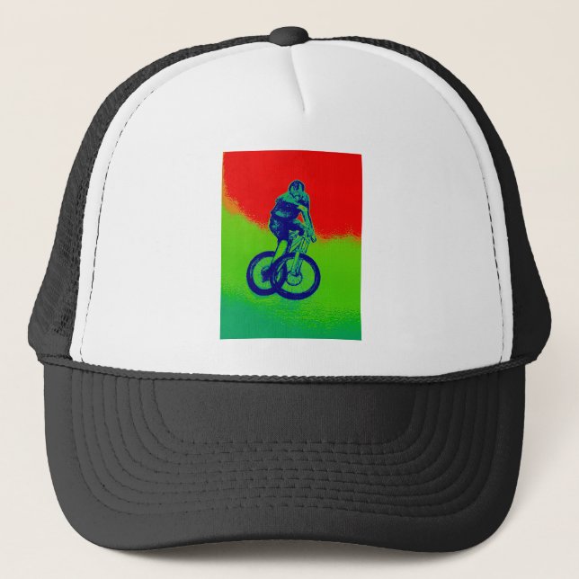 Mountain Biking Trucker Hat (Front)