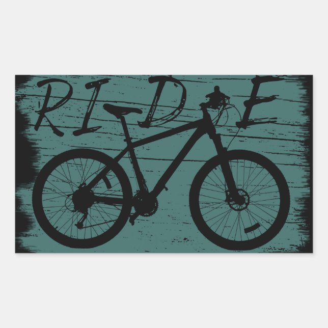 Mountain biking vintage sticker (Front)