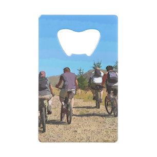 MOUNTAIN BIKING WALLET BOTTLE OPENER