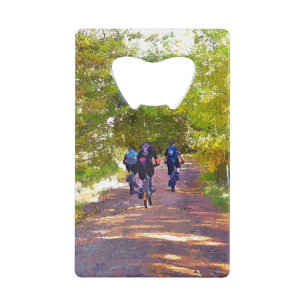 MOUNTAIN BIKING WALLET BOTTLE OPENER