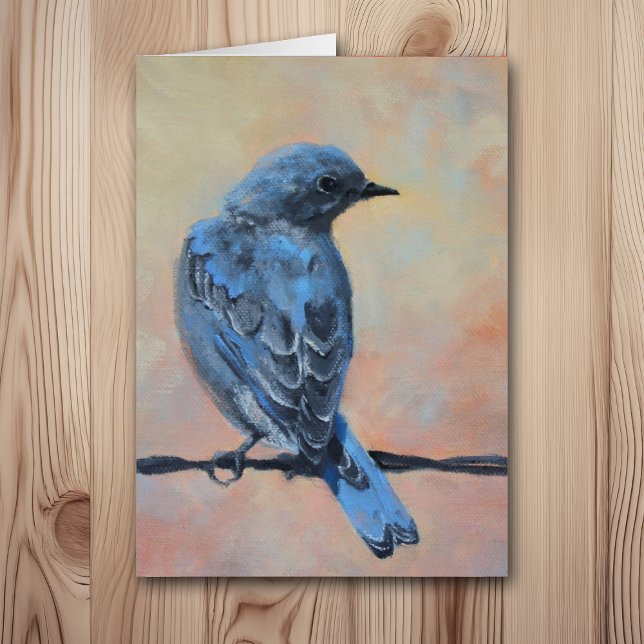 Mountain Bluebird Art Toute l'occasion Carte (Créateur téléchargé)