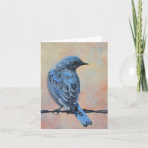 Mountain Bluebird Fine Art All Occasion Card