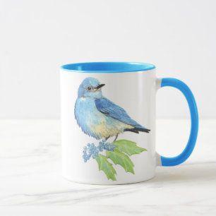 Mountain Bluebird Oregon Grape Mug